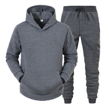 Man Hooded Sweatshirts And Man Pants Casual Men&#39;s Tracksuit Sportswear Autumn Winter Men Suit Set Oversized Men&#39;s Clothing