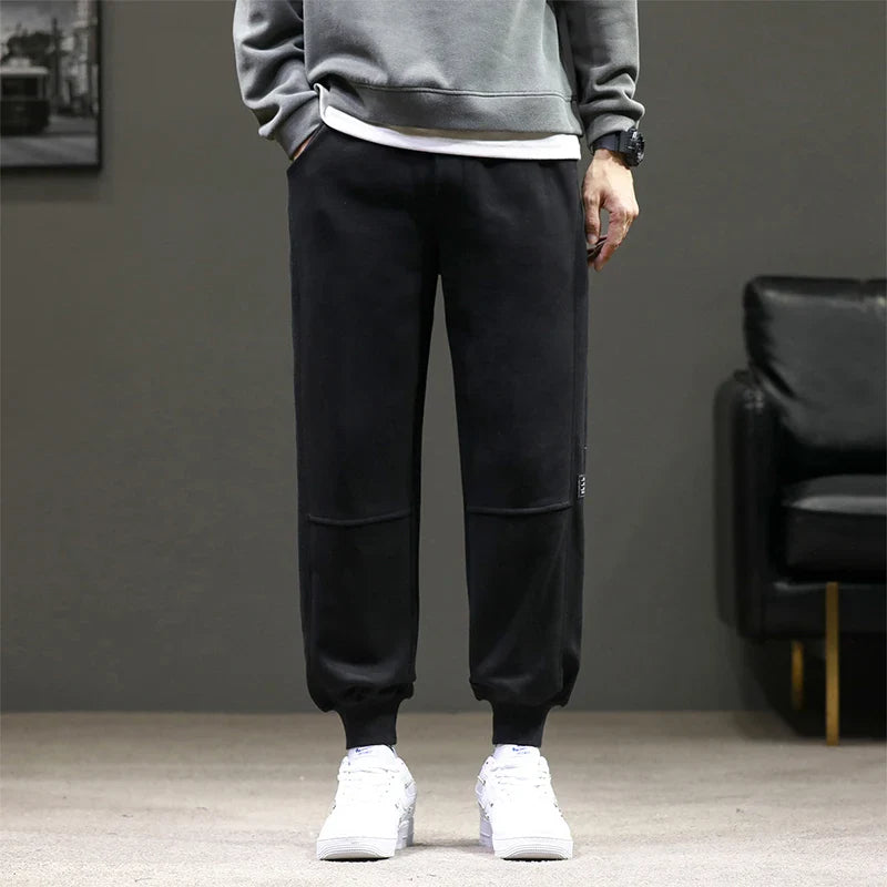 Bonsir -  spring and autumn new casual pants men's trend Korean version of the all-match tie pants student trousers