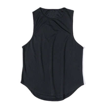 sanyamk Tank Top Men Mesh Quick Dry Bodybuilding Sleeveless Shirt Fitness Singlets Basketball Sportswear Muscle Vest Summer Clothing