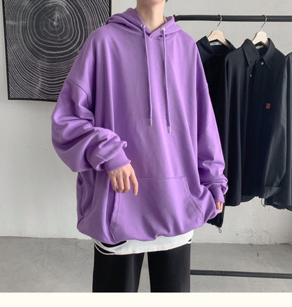 Bonsir Fashion Brand Men's Hoodies Spring Autumn Hip Hop Streetwear Men Pullover Sweatshirts Hoodies Mens Solid Color Hoodie Male