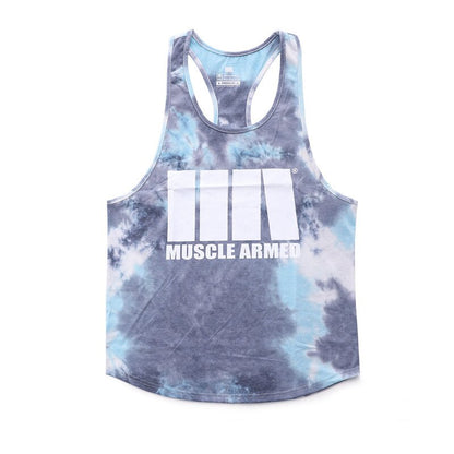 sanyamk 2022 Summer Camouflage Tank Top men Brand Gyms  Vest Fitness Singlet Sling Vest Bodybuilding sport Tank Top sleeveless Shirt men