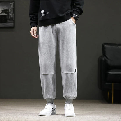 Bonsir -  spring and autumn new casual pants men's trend Korean version of the all-match tie pants student trousers