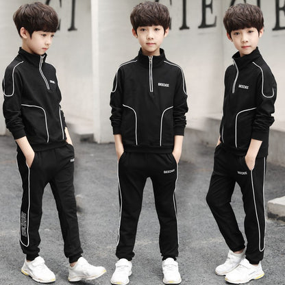 Boys Sportswear Spring Autumn Casual Toddler Teens Boys Clothes Long Sleeve Coat Pant Children Clothing Set Kids