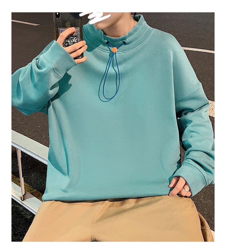 Bonsir Hoodies Sweatshirts Men Women Streetwear Solid Pullover Sweatshirt Hoodies Men New Spring Autumn Sweatshirt Men