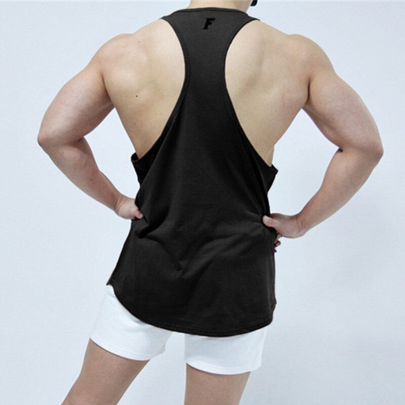 sanyamk Mens Bodybuilding Tank top Gyms Fitness sleeveless shirt 2020 New Male Running vest Cotton Sports Singlet vest men clothing