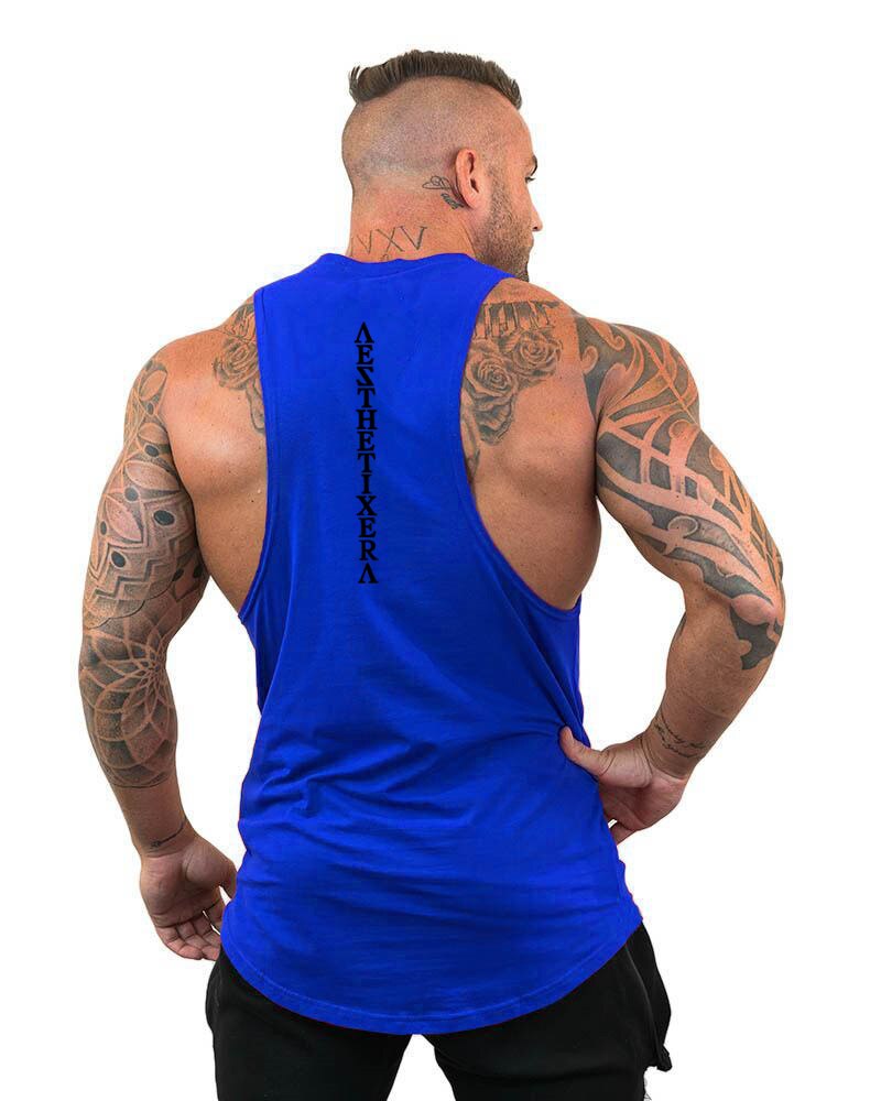 sanyamk Running Vest Mens Sports clothing gym tank top men bodybuilding tanktop workout singlet fitness stringer muscle sleeveless shirt