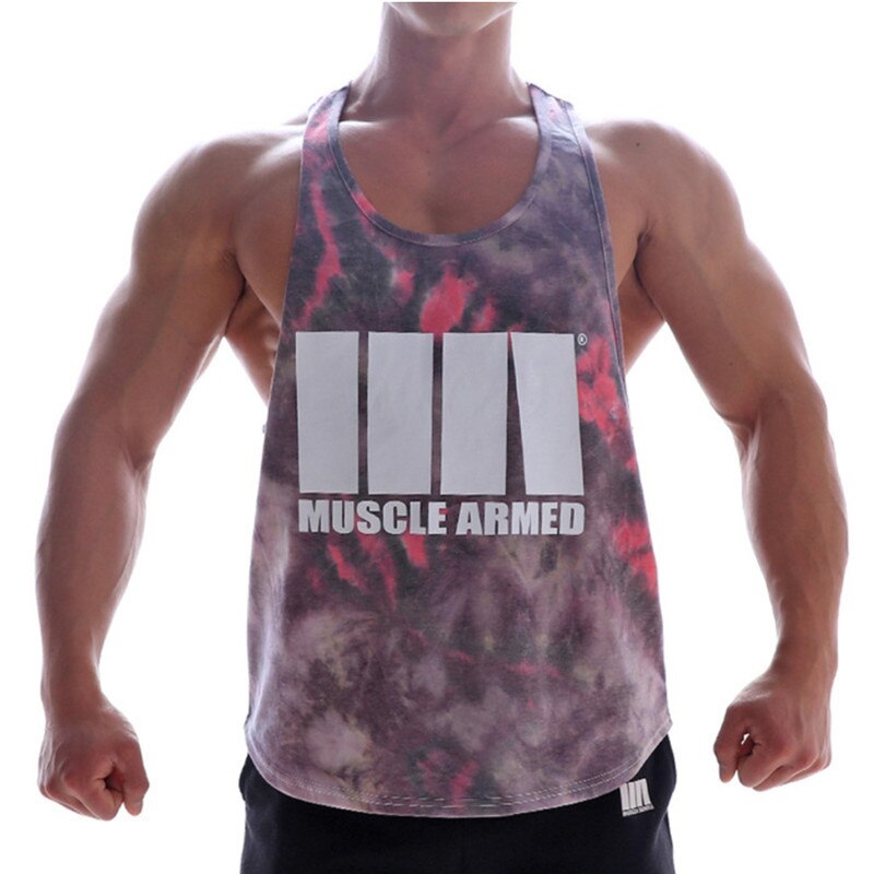 sanyamk Men Bodybuilding Tank Top Camouflage sleeveless Shirt Summer Sports vest Gyms Fitness Running undershirt Workout Sling Vest men