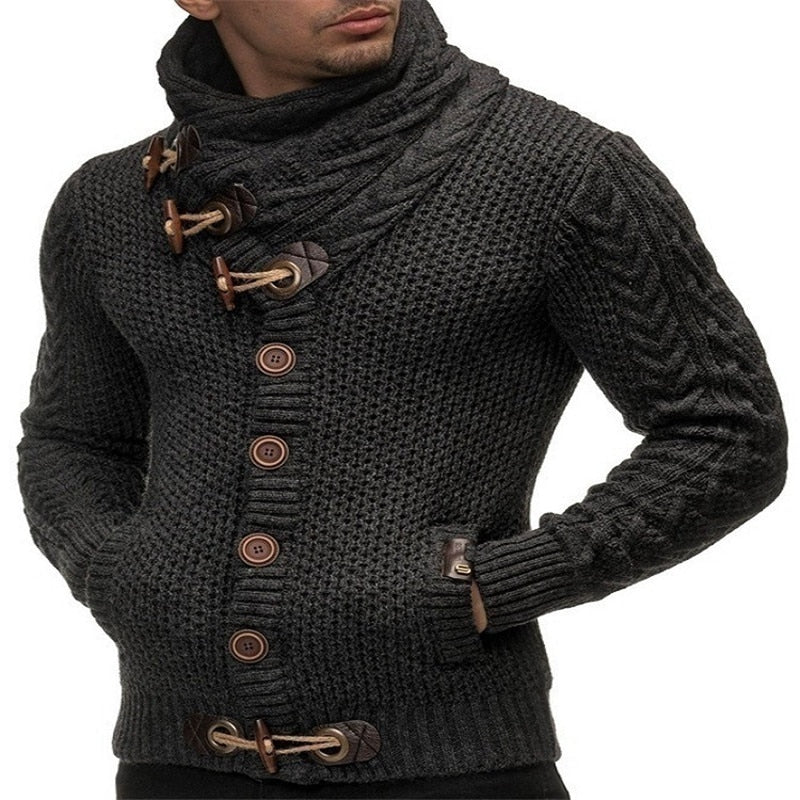 Bonsir Man Sweaters Streetwear Clothes Turtleneck Sweater Men L XL Long Sleeve Knitted Pullovers Autumn Winter Soft Warm Basic #bkg3579