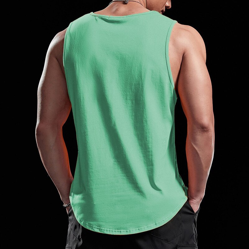 sanyamk 2022 Summer New Fitness Mesh Gyms Tank Tops Men Jogger sleeveless Vest Male Running Undershirt Bodybuilding sports Tank Tops