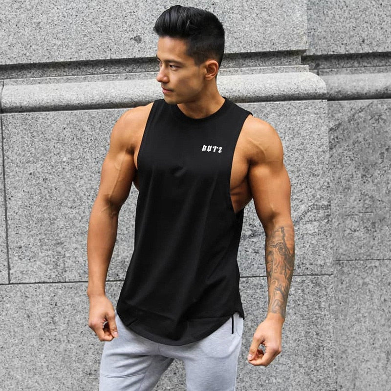 sanyamk Gym Tank Top Men brand Fitness Clothing Mens Bodybuilding sports Tank Tops Summer Gym mesh Male Sleeveless Vest Shirts men