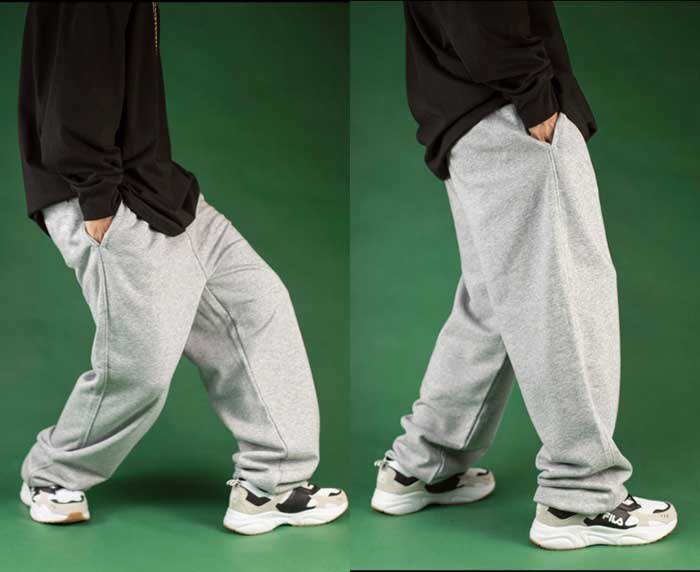 sanyamk Really Plus Size Loose Baggy Sweatpants Men Casual Hiphop Harem Trousers Streetwear Joggers Elastic Waist Track Pants