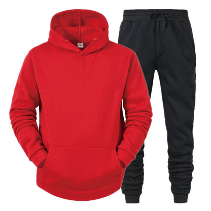 Man Hooded Sweatshirts And Man Pants Casual Men&#39;s Tracksuit Sportswear Autumn Winter Men Suit Set Oversized Men&#39;s Clothing