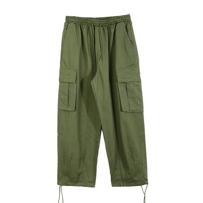 Bonsir Cargo Overalls Hip Hop Trousers Hiphop Baggy Casual Pants Army Green Pants streetwear pantalon homme joggers