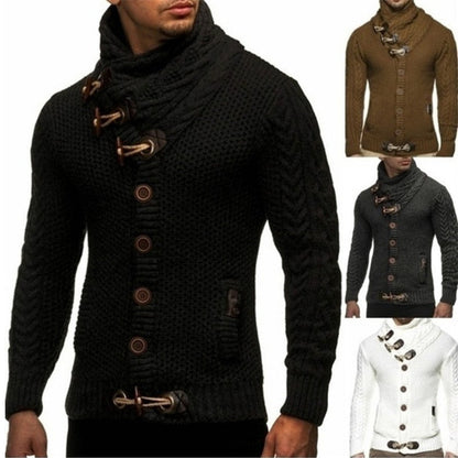 Bonsir Man Sweaters Streetwear Clothes Turtleneck Sweater Men L XL Long Sleeve Knitted Pullovers Autumn Winter Soft Warm Basic #bkg3579