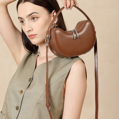 Super fire summer versatile dumpling bag exquisite leather apple ingot bag shoulder handbag