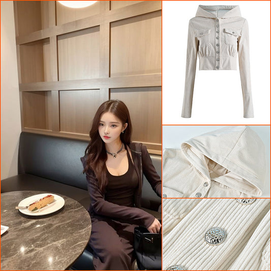 autumn and winter new Chic  casual 450g knitted sports suit KY040
