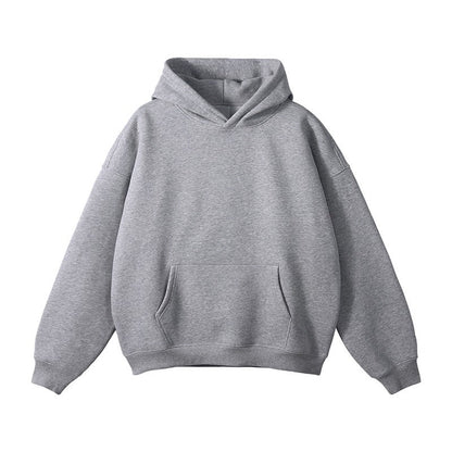 sanyamk starboy outfit [K Total] Gray 400G Sweater Men's Stiff American Retro Hoodie Oversize Autumn Coat