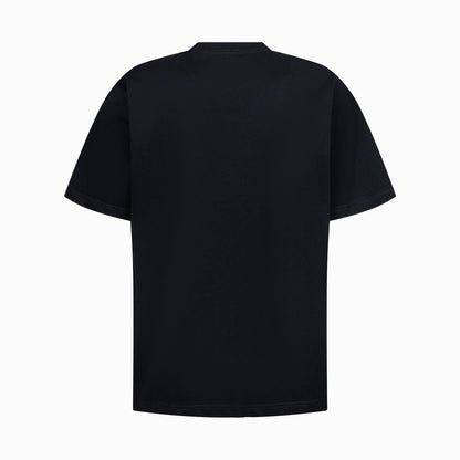 2025 ST505 2025n Street 2025 Summer Butterfly Pattern Design Sense Men's Loose Premium Neutral Short Sleeve T-Shirt