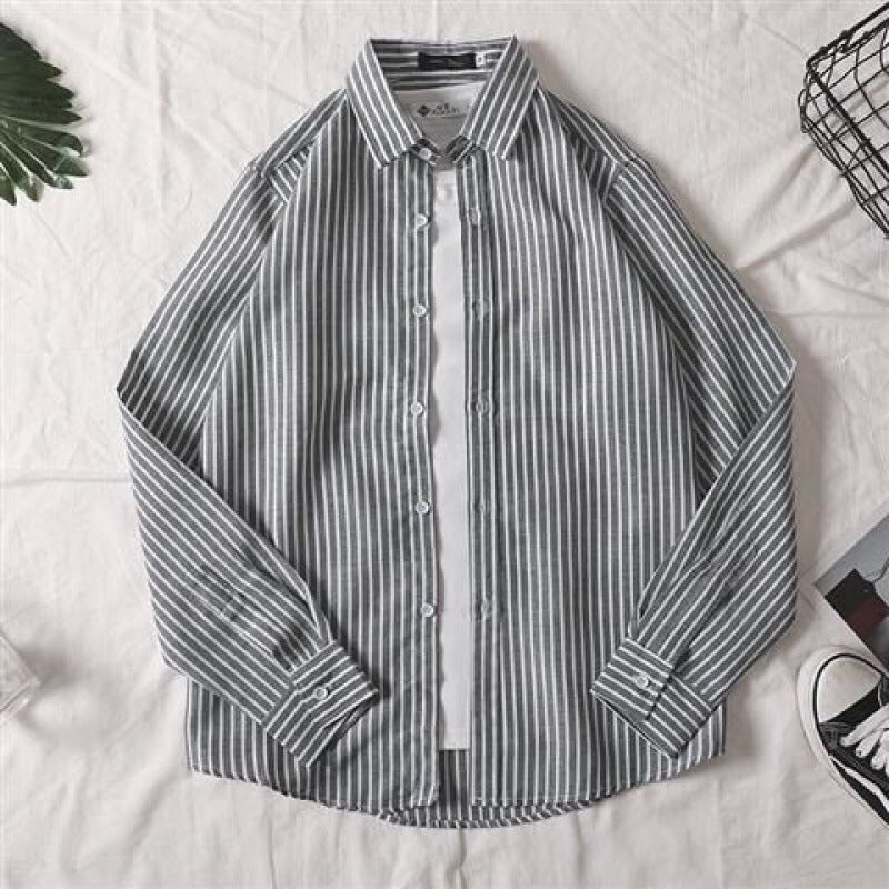 sanyamk mens clothing styles Colorful Plaid Couple Plaid Shirt Coat Long-Sleeved Shirt Youth Korean Casual Student Handsome Men's Shirt