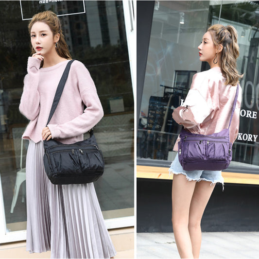 SANYAMK Oxford nylon cloth size multi-color messenger shoulder women's bag bag for New  independent station function light