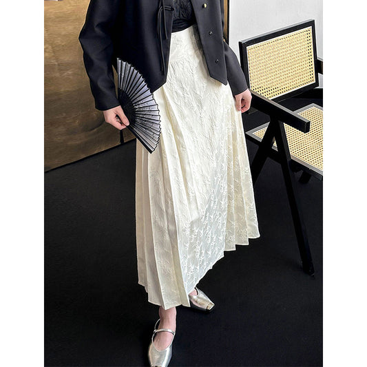 2025 popular spring new new Chinese skirt Chinese style elegant delicate jacquard horse dress women 913-1