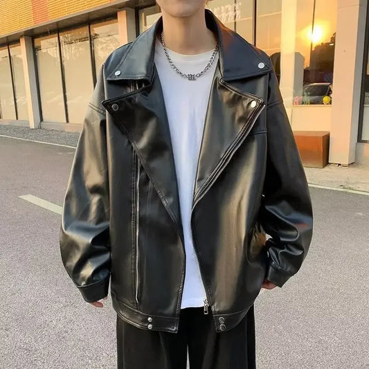 sanyamk Solid Color Male Coats Zip V Men's Baseball Jackets Stylish Trendy High Quality Deals Harajuku Clothing Fashion 2024 Vintage Y2k