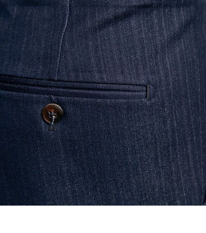 sanyamk High Waist Business Dress Pants Men Ankle Length Office Social Slim Fit Suit Pant Classic Streetwear Trousers Pantalones Hombre