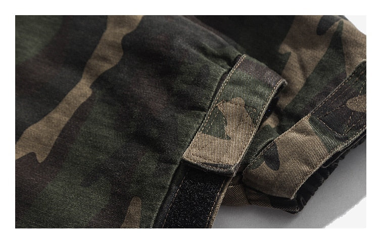 Bonsir Korean Style Hip Hop Military Camouflage Hoodie High Quality Streetwear Tactical Jacket Men Pullover Harajuku Tops Kpop Clothes