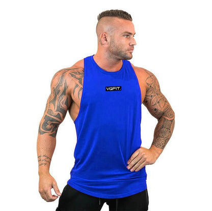 sanyamk Running Vest Brand Gym Clothing Mens Bodybuilding Hooded Tank Top Cotton Sleeveless Vest Sweatshirt Fitness Workout Sportswear