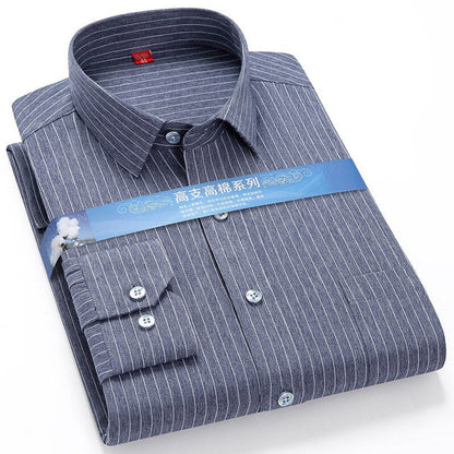 sanyamk 22/23 New Men's Shirt Long Sleeve Brand Business Casual Social Cardigan Square Collar Cotton Plus Size 5XL 6XL Vintage Clothing