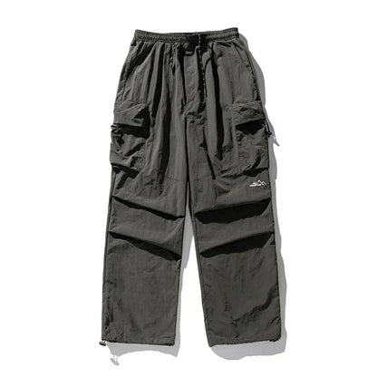 Bonsir Parachute Cargo Pants Men Oversize Outdoor Casual Trousers Male Waterproof Pants Man Japanese Streetwear Hip Hop