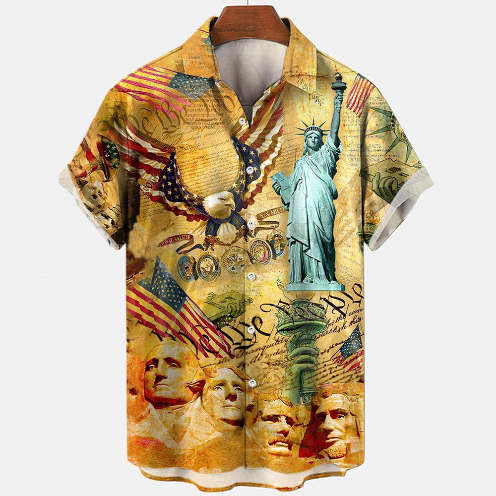 sanyamk Hawaiian Vintage Men's Shirts New Leisure Fashion Summer Holiday Beach Men Manga Street Style Social Clothing Verano Shirt S-5XL