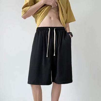 Bonsir Men Shorts Summer Designer High Street Drawstring Bermuda Masculina