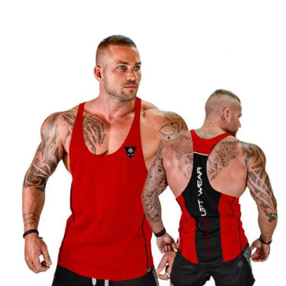 sanyamk Mens Bodybuilding Tank top Gyms Fitness sleeveless shirt New Male Cotton clothing Fashion Singlet vest Undershirt vest for men