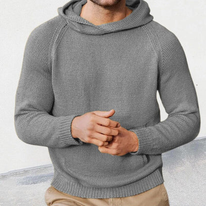 Bonsir Fall Solid Long Sleeve Jumper Pullovers Men Clothing Winter Hoody Knitted Sweater Streetwear Male Solid Knit Sweat-shirts