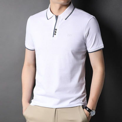 sanyamk Top Grade Antimicrobial Fabric 97% Cotton Summer Brand Designer Polo Shirt Men Short Sleeve Casual Tops Fashions Mens Clothing