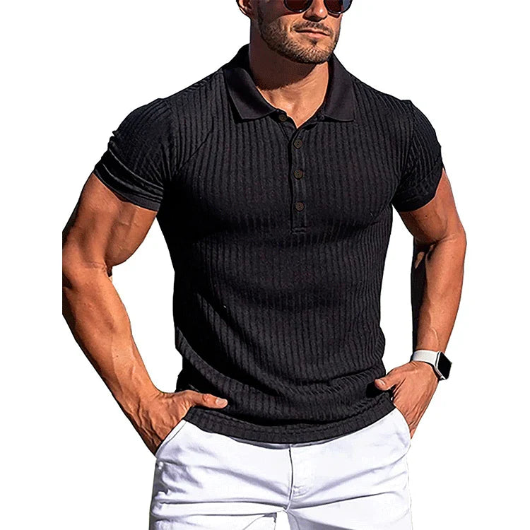 sanyamk KPOP Fashion Style Harajuku Slim Fit Tops Loose Casual All Match T-shirts Solid Thin Style Undershirt Short Sleeve POLO Shirt