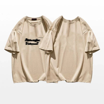 sanyamk  -  Brand Fashion Tshirts for Men Letter Print 2024 Summer New Short Sleeve T-shirt Male Casual Skateboard Mans Clothing