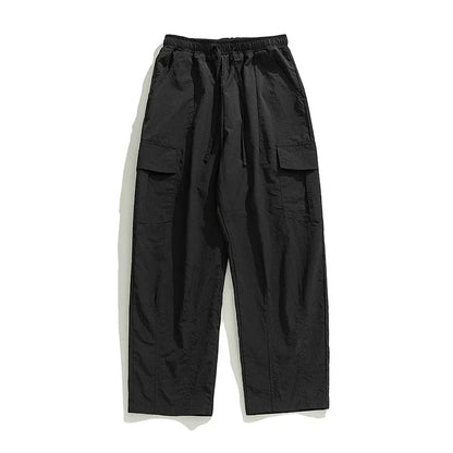 Bonsir Green Cargo Pants for Men Parachute Khaki Cargo Trousers Male Streetwear Hip Hop Loose Casual Oversize Spring Summer