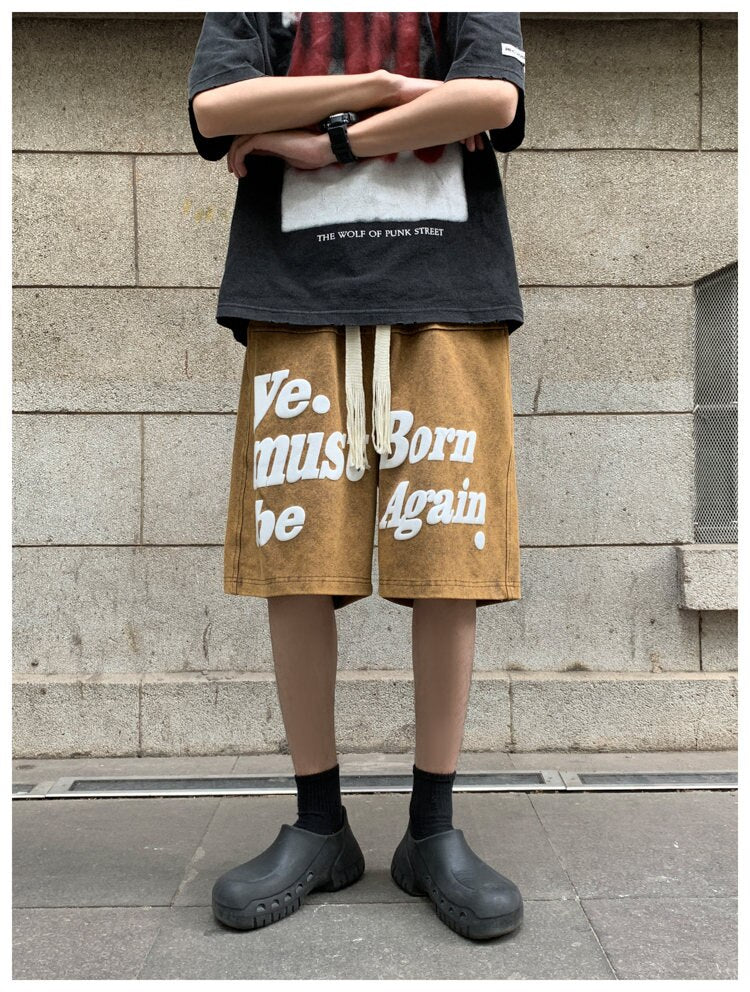 sanyamk Oversized Summer Men's Sports Printed Shorts 2023 Casual Breathable Shorts High Quality Loose Hip Hop Jogger Shorts 5XL