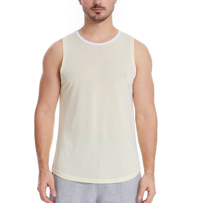 sanyamk 2022 NEW Summer Gym Tank Tops Men Fitness Vest Bodybuilding sleeveless shirt Male quick-drying Sports Undershirt Running Vest