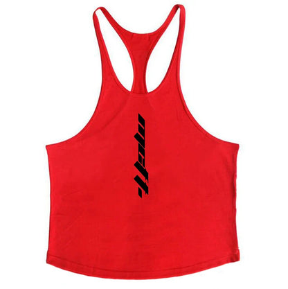 sanyamk Mens Gym Clothing Bodybuilding Tank Tops Fitness Training Sleeveless Shirt Cotton Muscle Running Vest Casual Sports Singlets