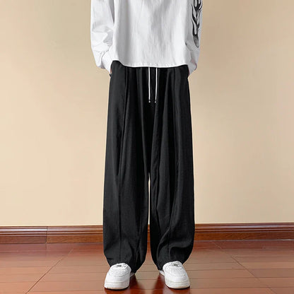 Bonsir Streetwear Y2K Casual Pants Men‘s Korean Fashion Oversized Trousers Men Wide-leg Sweatpants Male Casual Harem Pants New