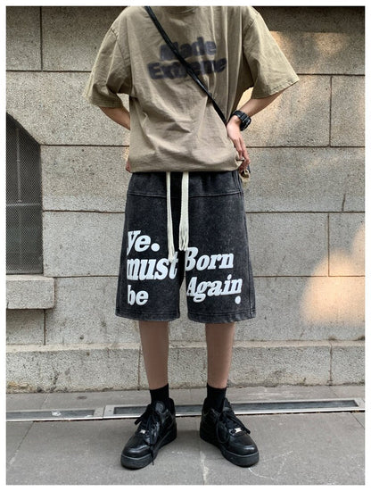 sanyamk Oversized Summer Men's Sports Printed Shorts 2023 Casual Breathable Shorts High Quality Loose Hip Hop Jogger Shorts 5XL