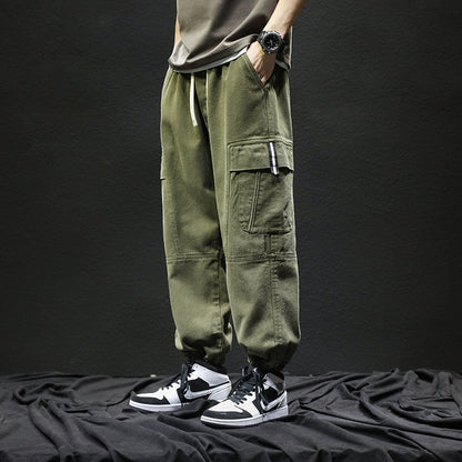 Bonsir Oversize Cargo Pants Men Baggy Casual Trousers Male Streetwear Hip Hop Workwear Fashion Khaki Black Green Plus Size 8XL