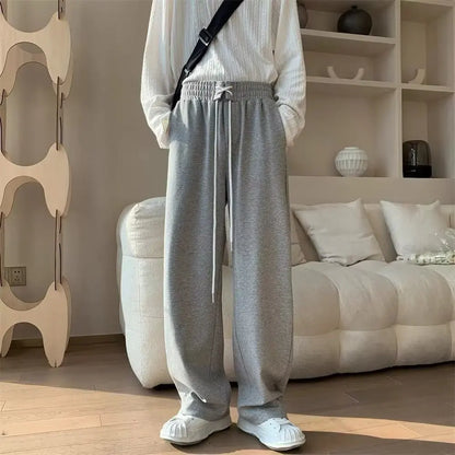 Bonsir Gray Sweatpants for Men Autumn Baggy Fashion Oversize Sports Pants Balck Trousers Male Joggers Streetwear Sportswear