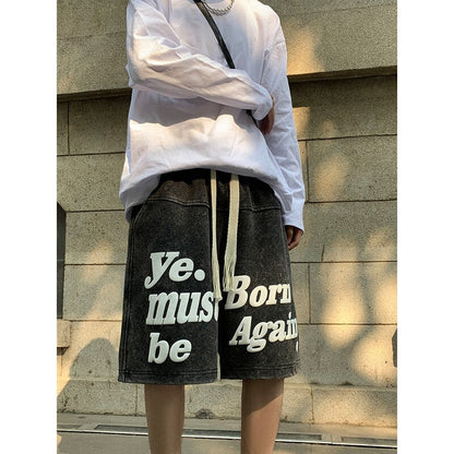 sanyamk Oversized Summer Men's Sports Printed Shorts 2023 Casual Breathable Shorts High Quality Loose Hip Hop Jogger Shorts 5XL