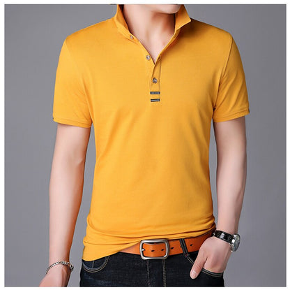 sanyamk Top Quality 2022 New Summer Designer Brand Mens Polo Shirts Turn Down Collar Short Sleeve Casual Tops Fashions Men's Clothing