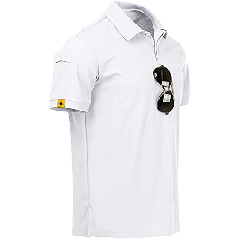 sanyamk New Man Polo Shirt Mens Casual 100% Polyester Polo Shirt Men High Quantity Turn Down Collar Polo Shirt For Men Plus Size