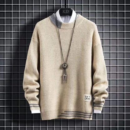 Bonsir Autumn Winter Brand Thick Sweater Men Knitted Jumpers High Quality Classic Pullover Men Clothes Soft Warm Pull Homme NEW